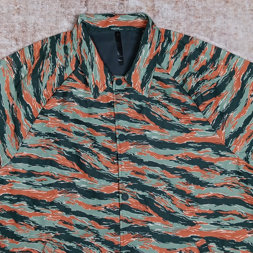 Fabletics Only Coaches Printed Rain Jacket Medium - image 3